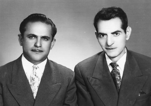 فریدون مشیری و استاد شهریار (سید محمدحسین بهجت تبریزی) فریدون مشیری و استاد شهریار (سید محمدحسین بهجت تبریزی)